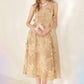 Flying Tomato Sandy Bloom floral woven lace midi dress, lightweight dress with intricate lace details and a flowy silhouette.