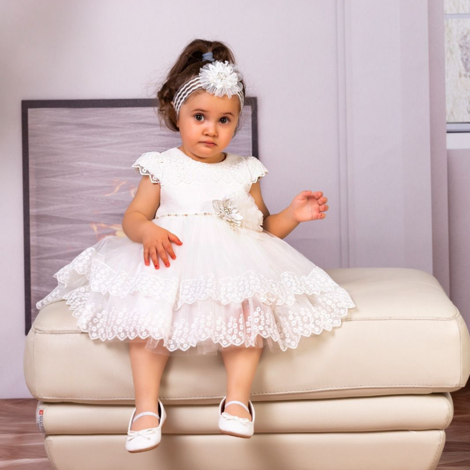 Sweet Vintage Formal Baby Dress - Farnelli