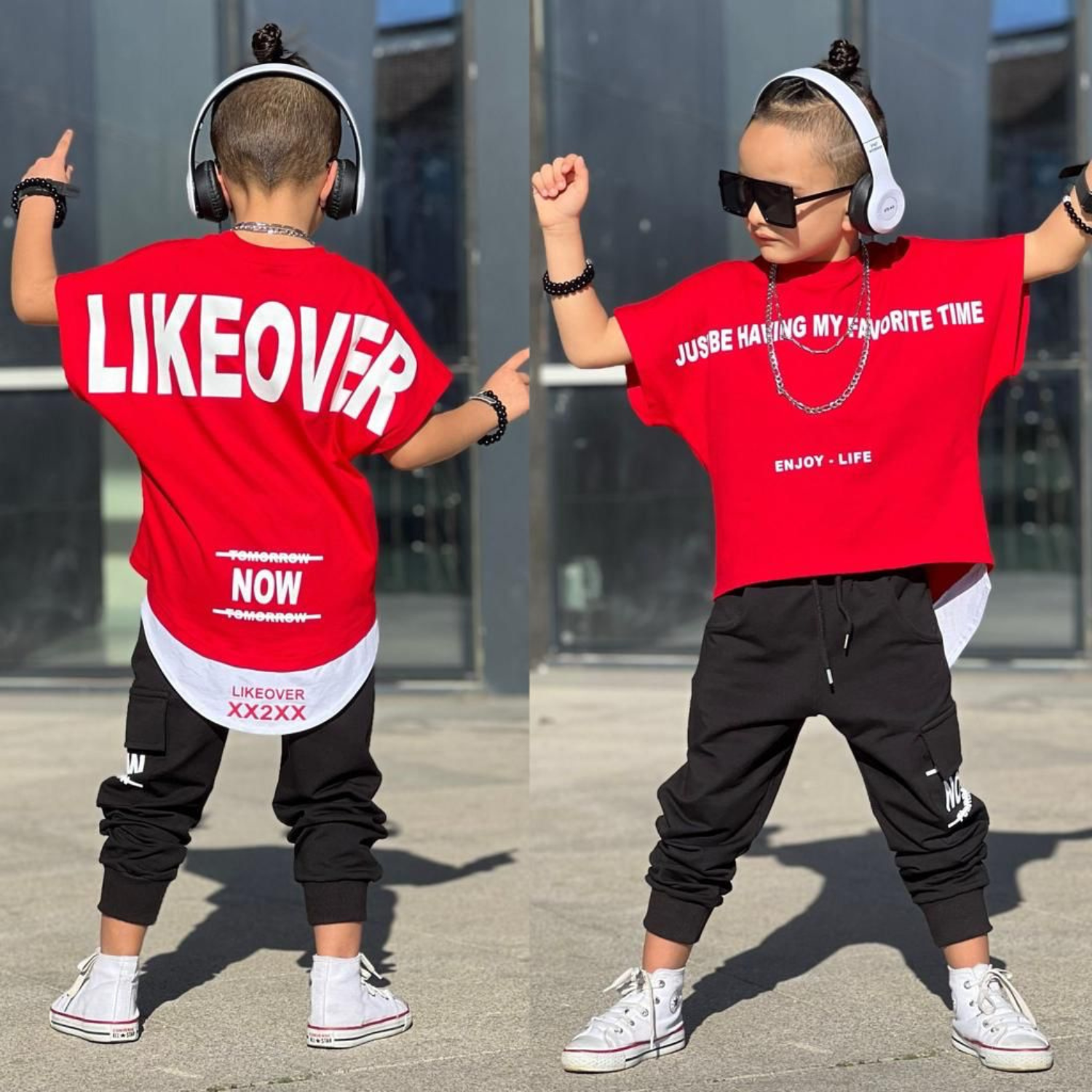 Like Over Boys Jogger Set - Farnelli