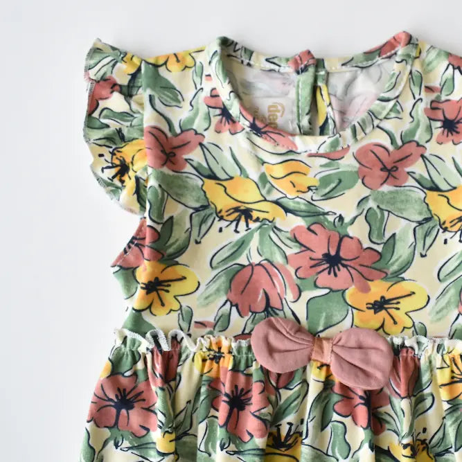 Wildflower Heart Girls Casual Set-4