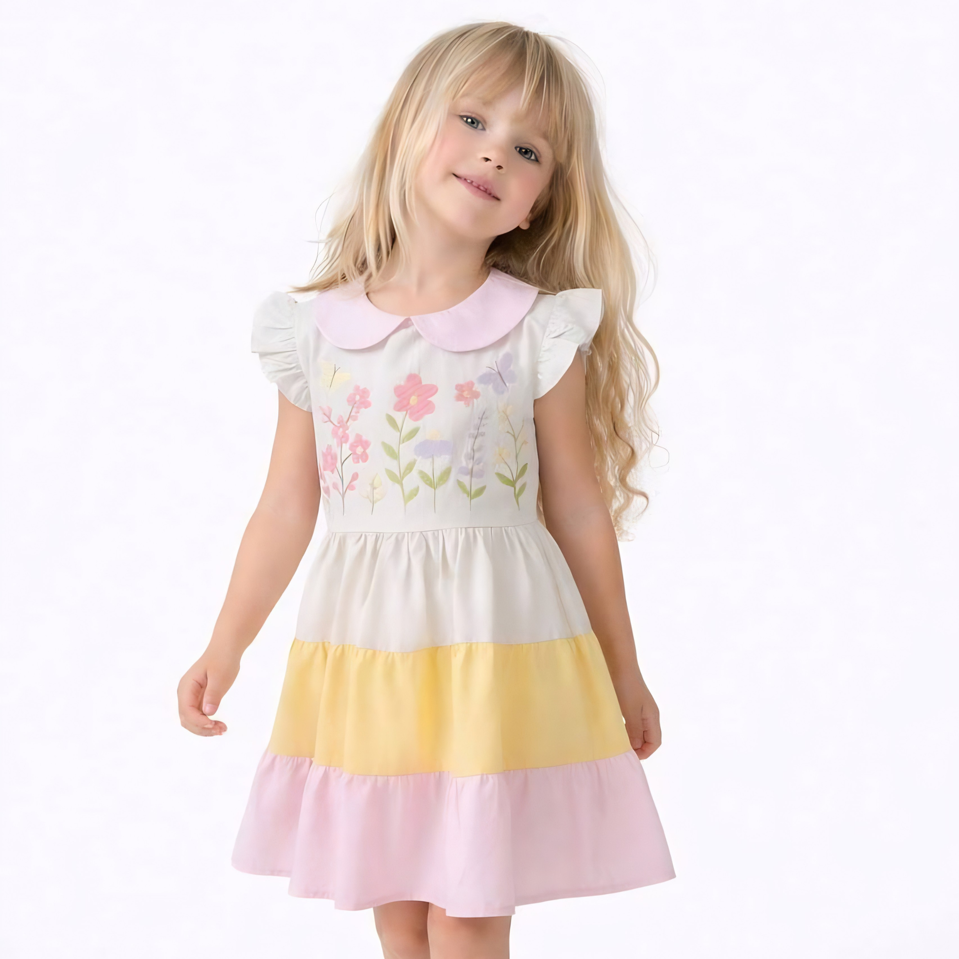 Pastel Garden Casual Dress-3