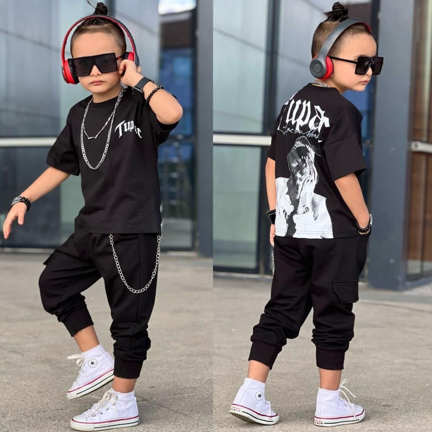 Tupac Rap Boys Jogger Set - Farnelli