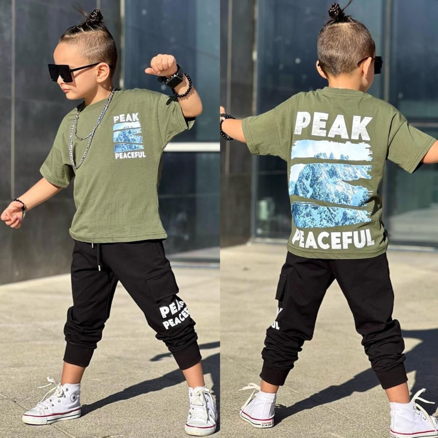The Peak Boys Joggers Set - Farnelli