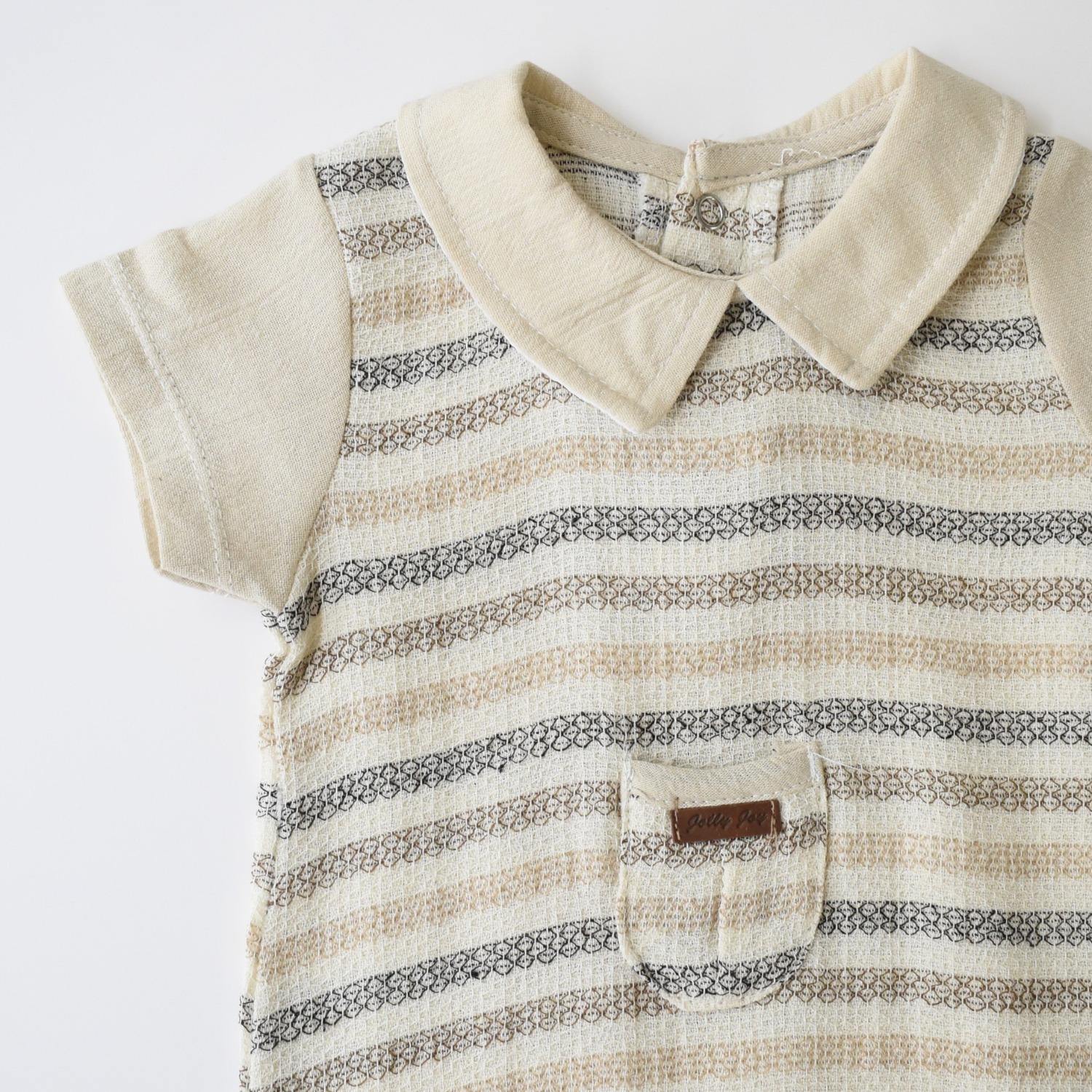 Striped Baby Dressy Overall-4