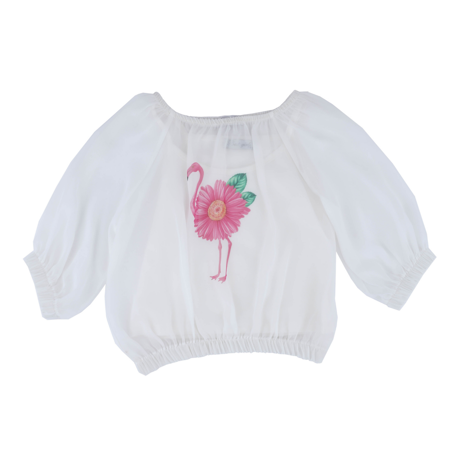 Stylish Flamingo Girls Casual Set - Farnelli
