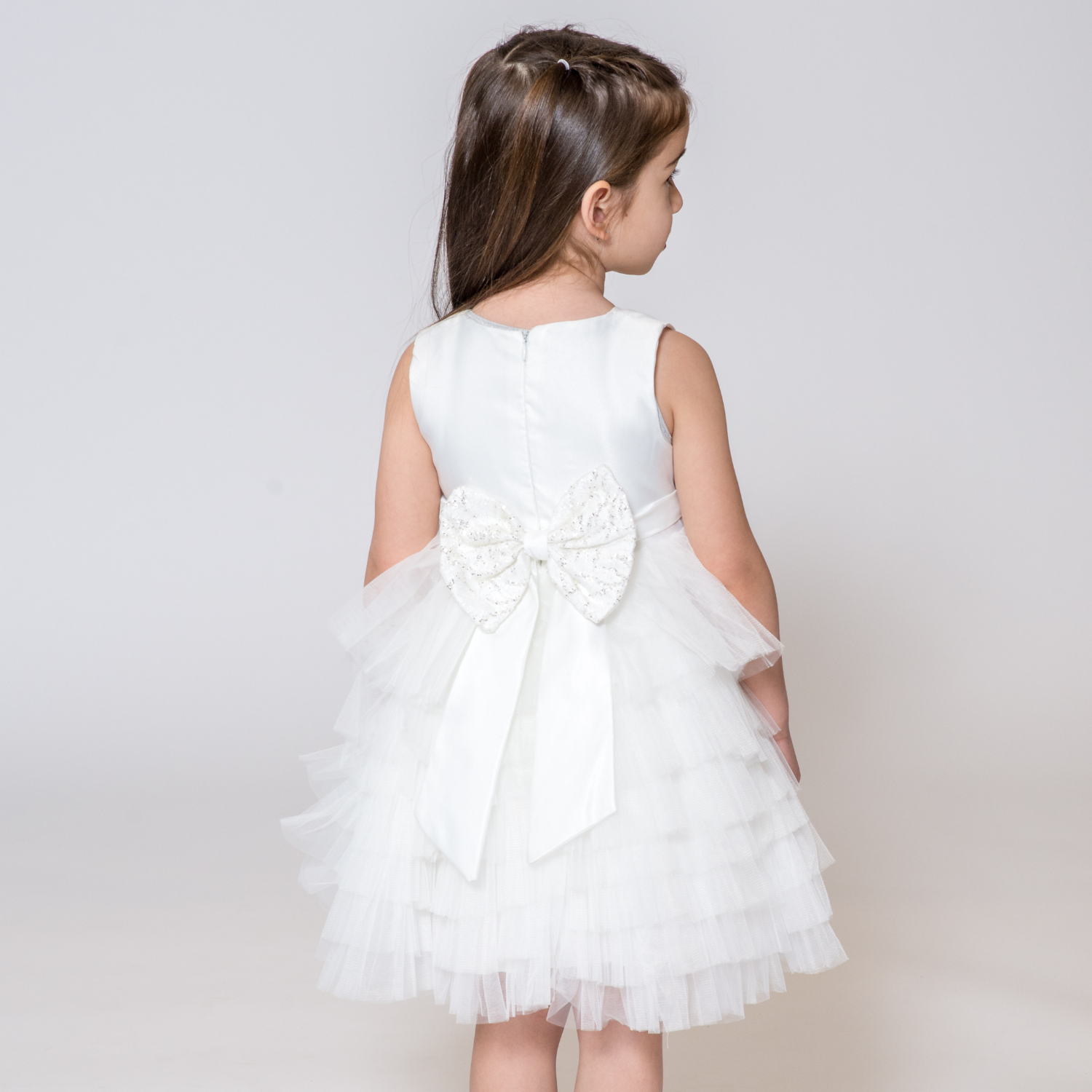 Blanco Short Rain Dress-2