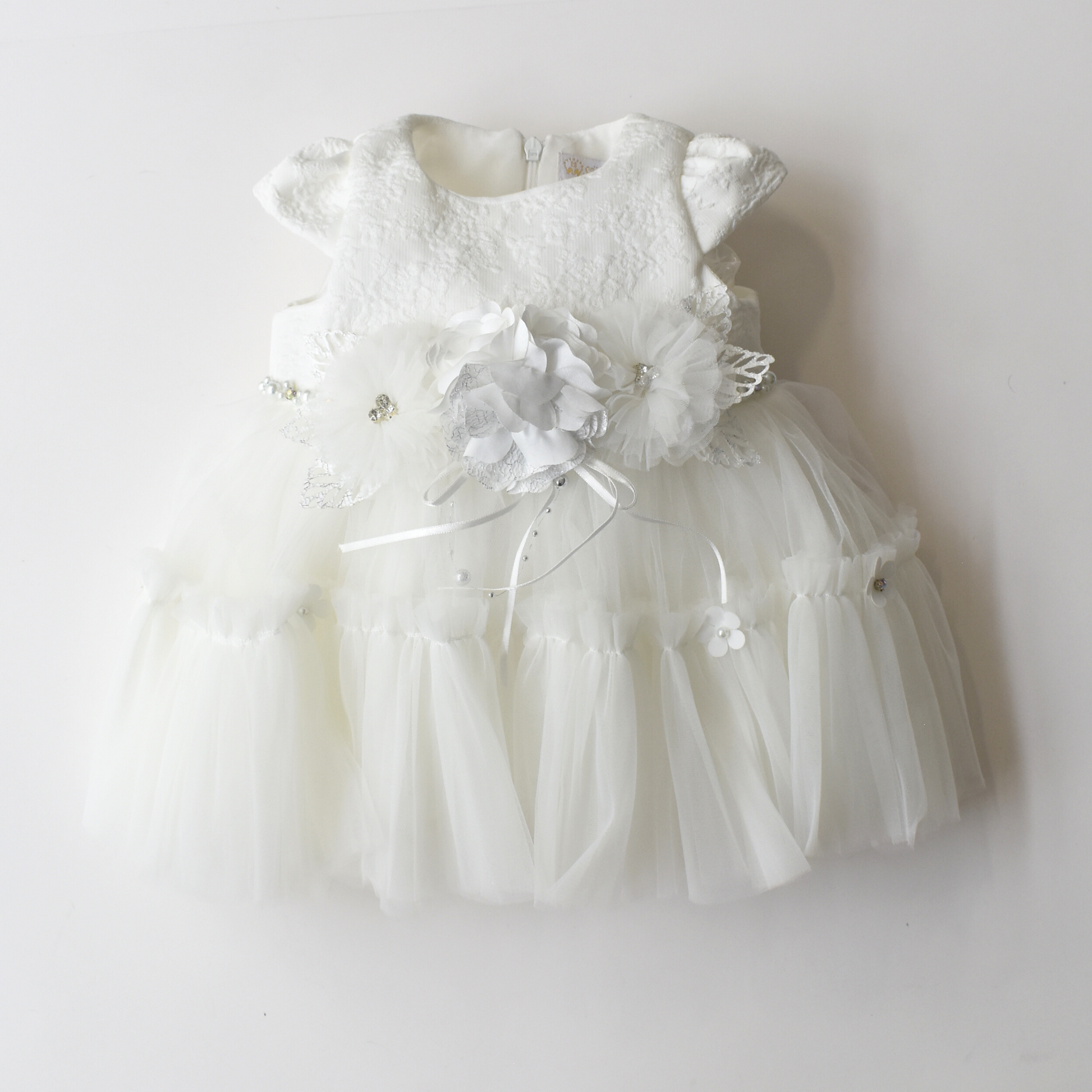 Classic Petal Formal Baby Dress - Farnelli