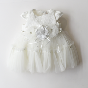 Classic Petal Formal Baby Dress - Farnelli