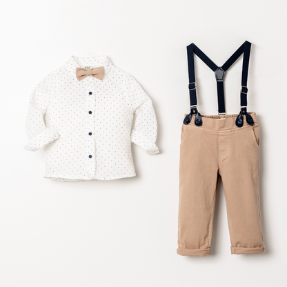 Mini Milo Formal Cotton Set - Farnelli