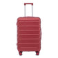 HouseOfZazla 3-piece spinner wheel luggage set with combination locks in varying sizes