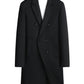Men's Plus Size Double-Breasted Wool Overcoat - Farnelli