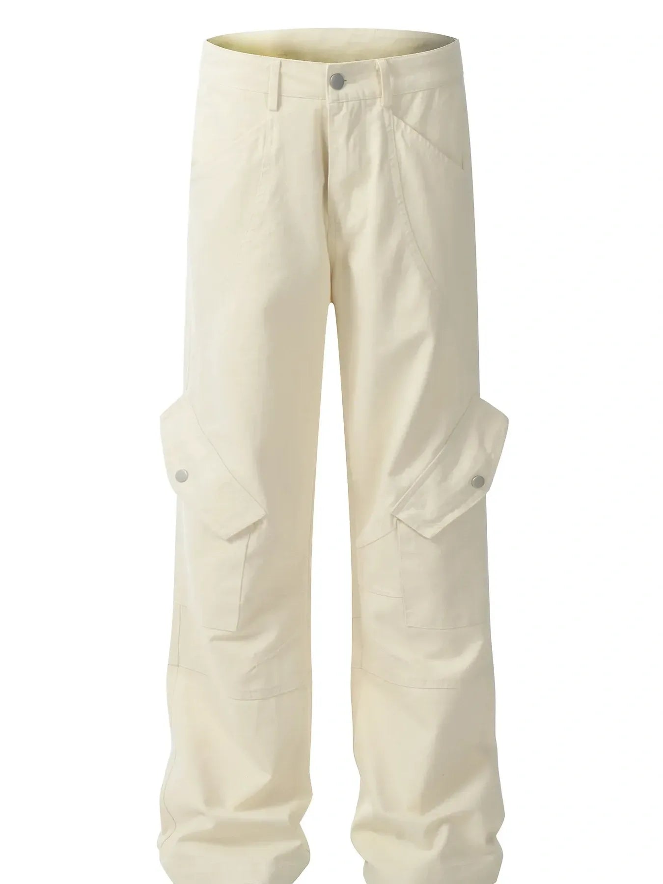 Men's Cargo Straight Pants with Multi Pockets - Farnelli