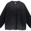 Men's Round Neck Gradient T-Shirt - Black