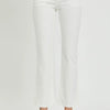RISEN Full Size Mid Rise Jeans with Pockets - White