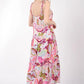 VERY J Tropical Printed Cami Midi Dress - Farnelli