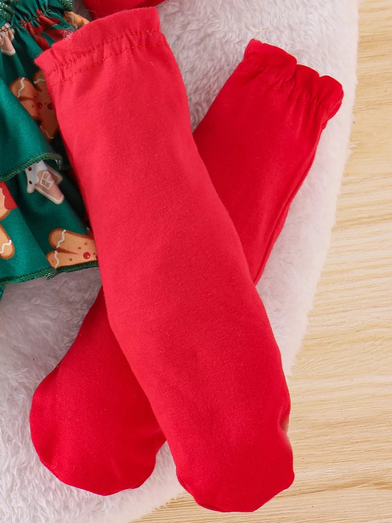 Children's My First Christmas Ruffle Sleeve Set - Farnelli