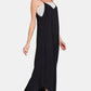 Zenana Spaghetti Strap Wide Leg Overalls with Pockets - Farnelli