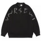 Men's Plus Size Letter Long Sleeve Polo Sweatshirt - Farnelli