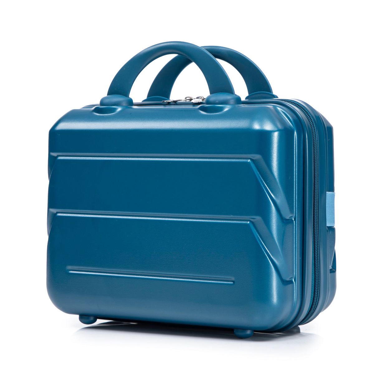 HouseOfZazla dark blue ABS hard case luggage set with spinner wheels