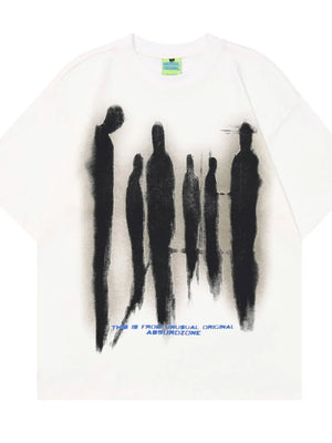 Men's Oversized Graphic Short Sleeve T-Shirt - Farnelli