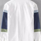 Men's Plus Size Contrast Button Up Long Sleeve Shirt - Farnelli