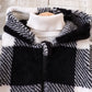 Children's Cozy Plaid Hooded Fleece Jacket - Farnelli