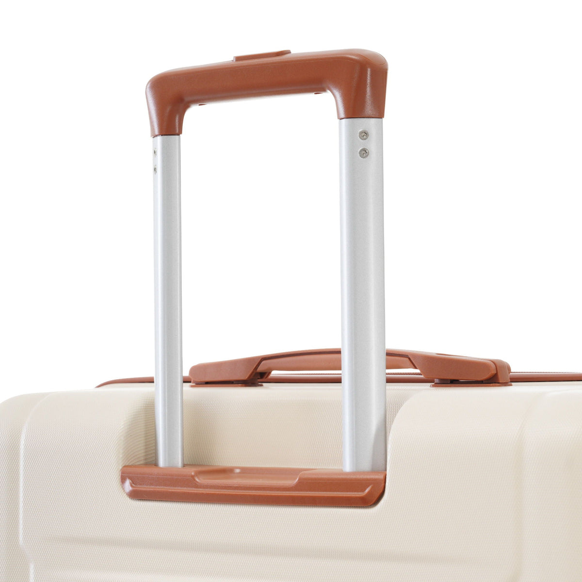 HouseOfZazla expandable 2-piece luggage set with TSA lock and spinner wheels, shown in multiple colors