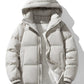 Men's Plus Size Zip Up Hooded Puffer Jacket - Farnelli
