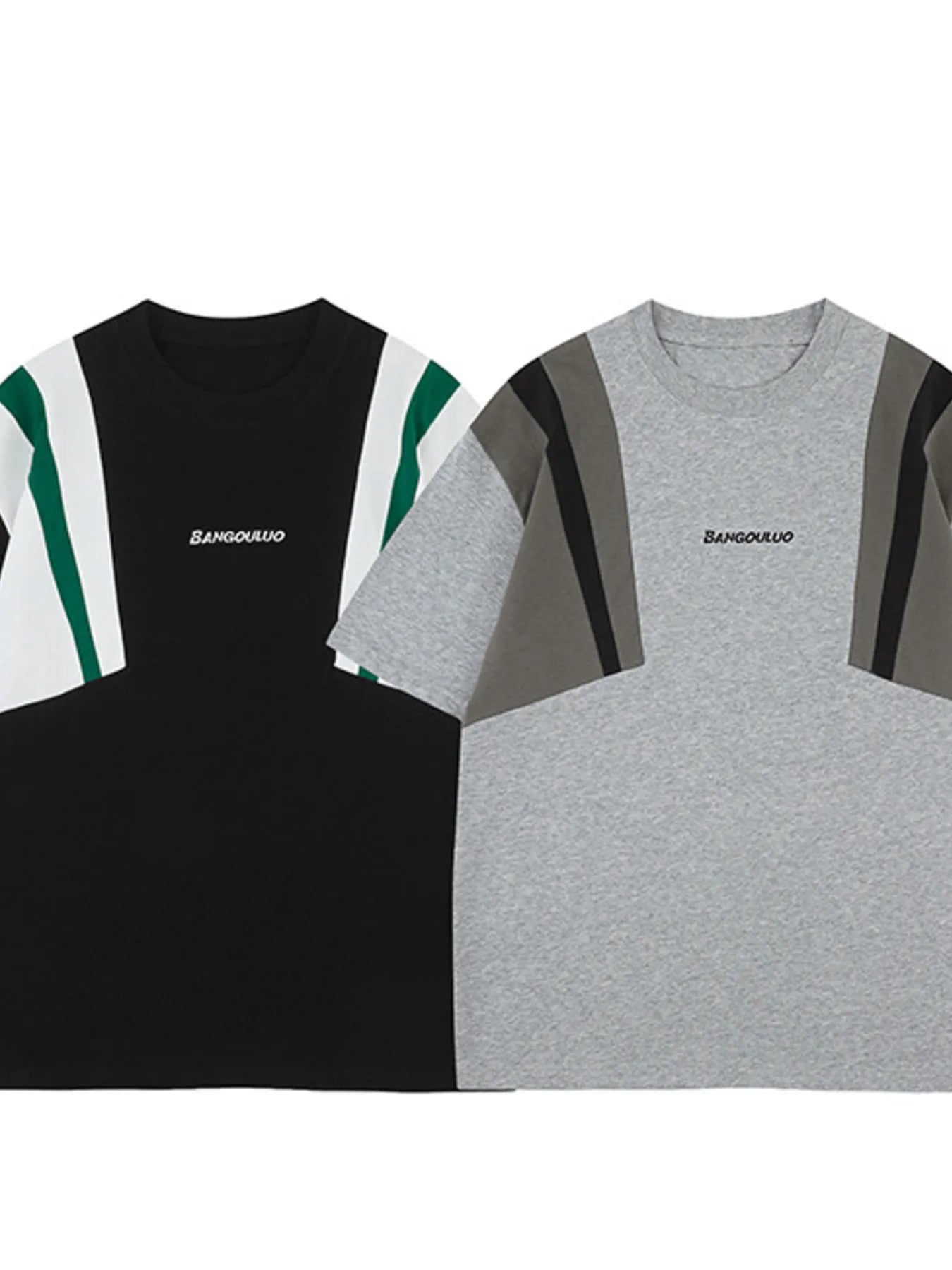 Men's Contrast Short Sleeve Oversized T-Shirt - Farnelli