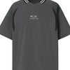 Men's Contrast Trim Short Sleeve T-Shirt - Dark Gray