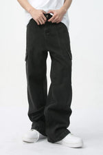 Men's Straight Cargo Jeans - Farnelli