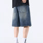 Men's Loose Fit Denim Shorts - Farnelli