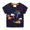 Children's Helicopter Short Sleeve T-Shirt - Black