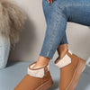 Platform Sherpa Lined Winter Boots - Brown