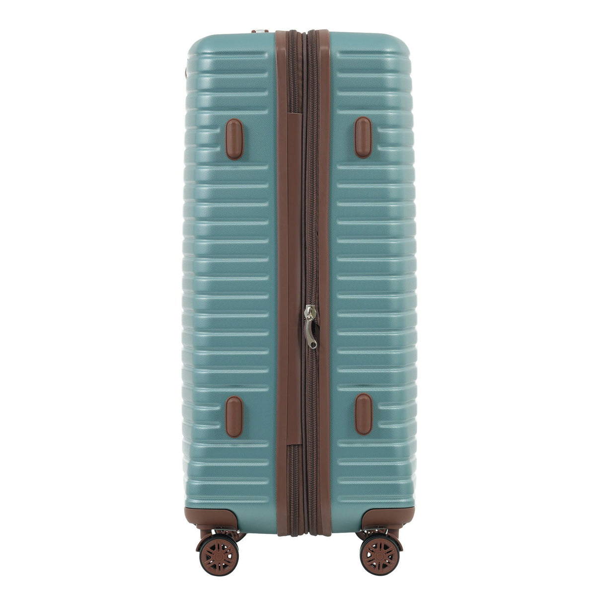 HouseOfZazla 4-piece hard shell luggage set with spinner wheels in multiple colors