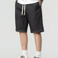 Men's Plus Size Drawstring Denim Shorts - Farnelli