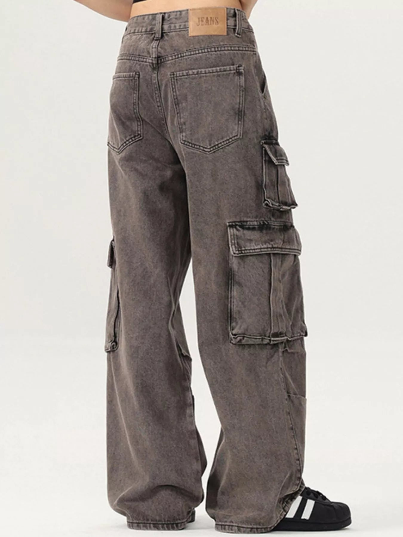 Men's Vintage Wash Cargo Jeans - Farnelli