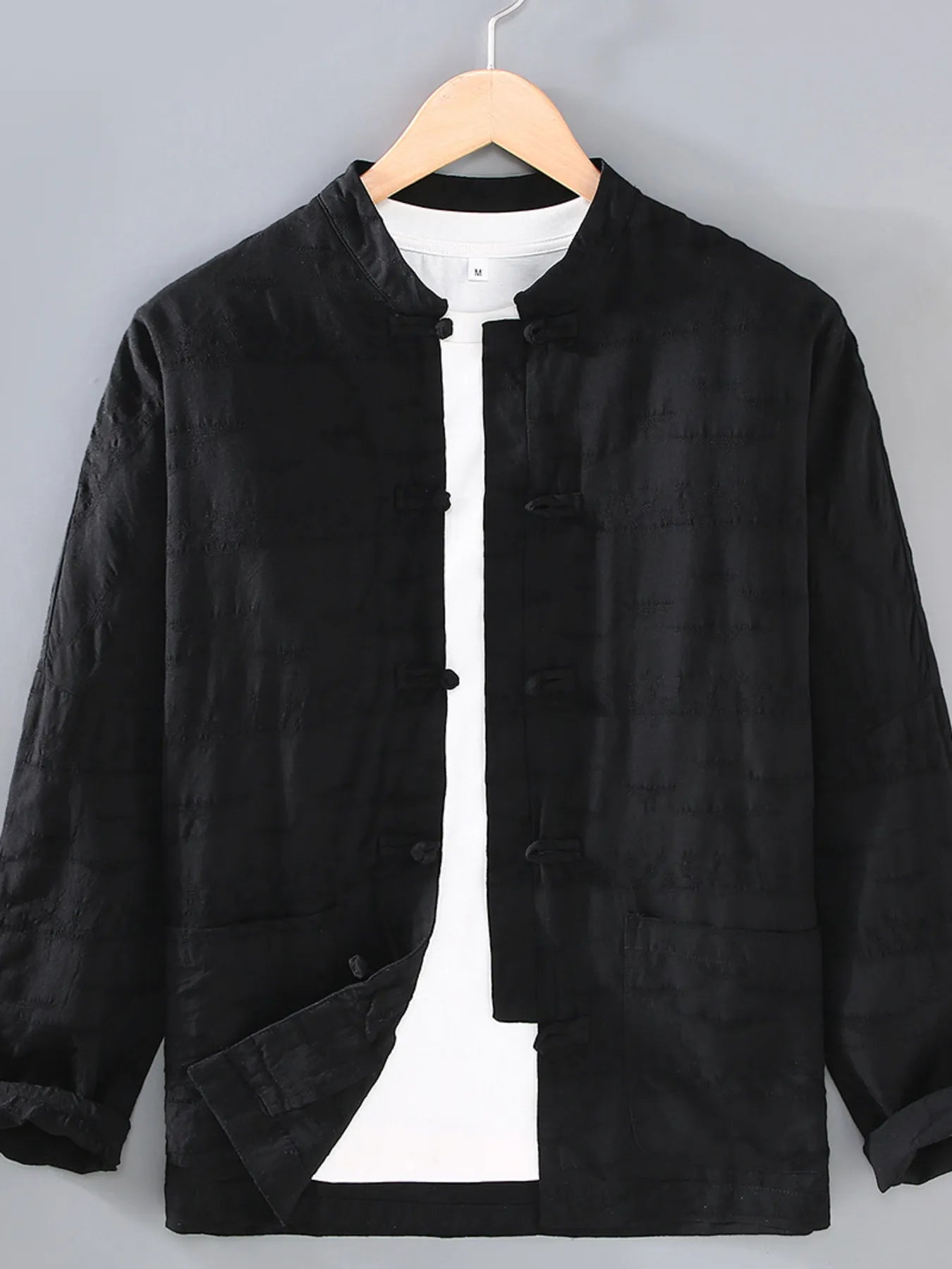 Men's Plus Size Button Up Long Sleeve Shirt - Farnelli