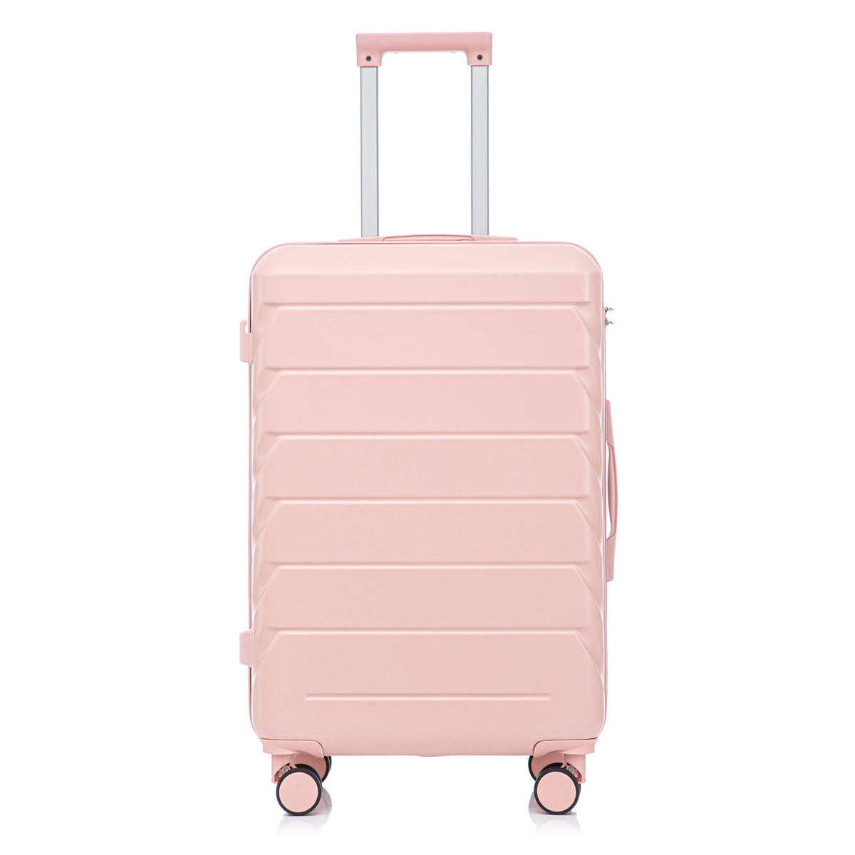 HouseOfZazla 3-piece spinner wheel luggage set with combination locks