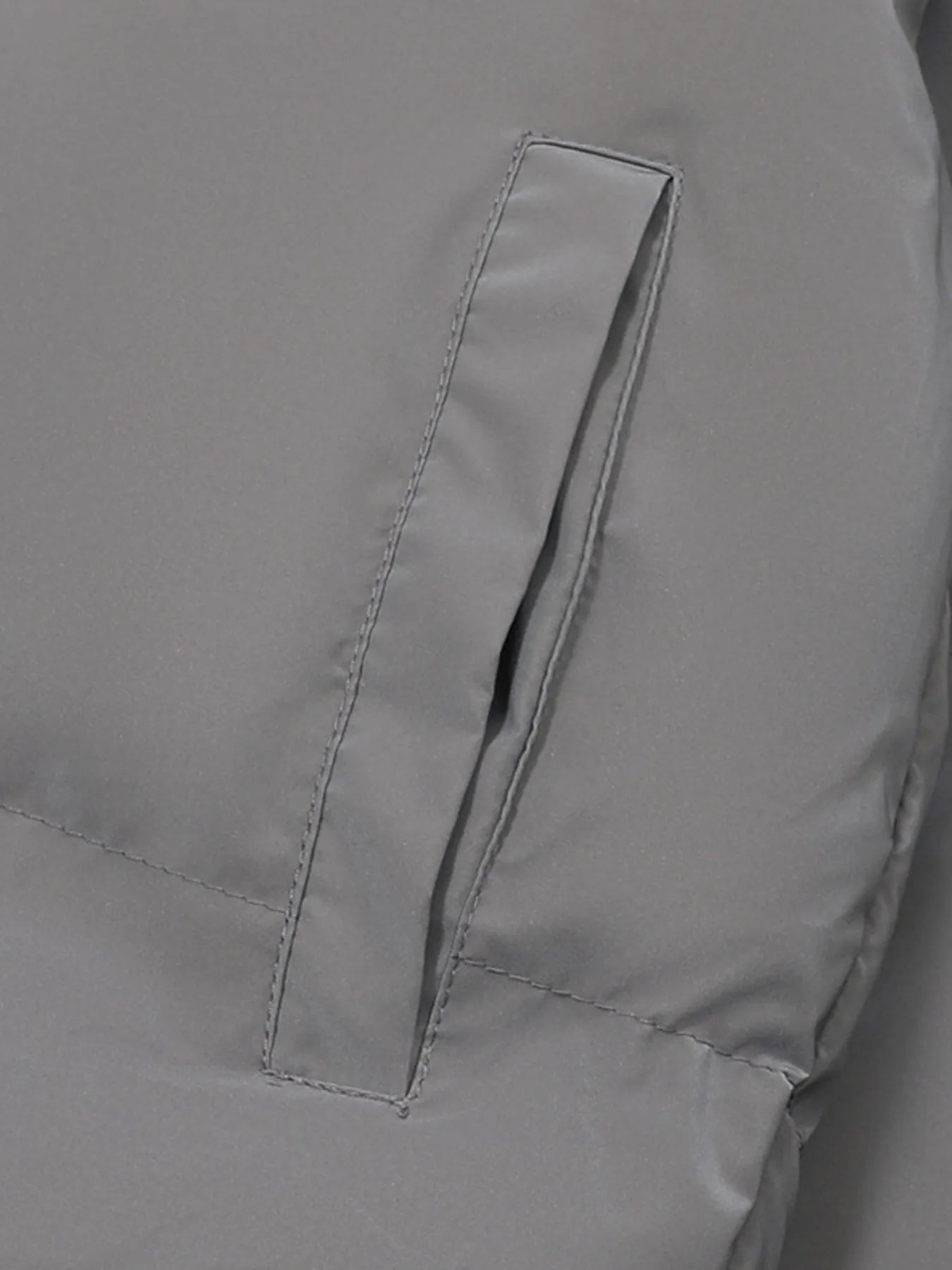 Men's Full Size Quilted Long Sleeve Puffer Jacket Plus Size - Farnelli