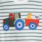 Children's Striped Tractor Crew Neck Sweatshirt - Farnelli
