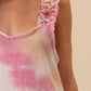 BiBi Tie Dye Printed Textured Woven with Ruffled - Farnelli