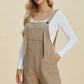Double Take Full Size Texture Sleeveless Romper - Farnelli