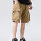 Men's Drawstring Wide Leg Cargo Shorts - Farnelli