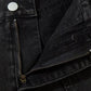 Men's Wide Leg Cargo Denim Jeans with Multi Pockets - Farnelli