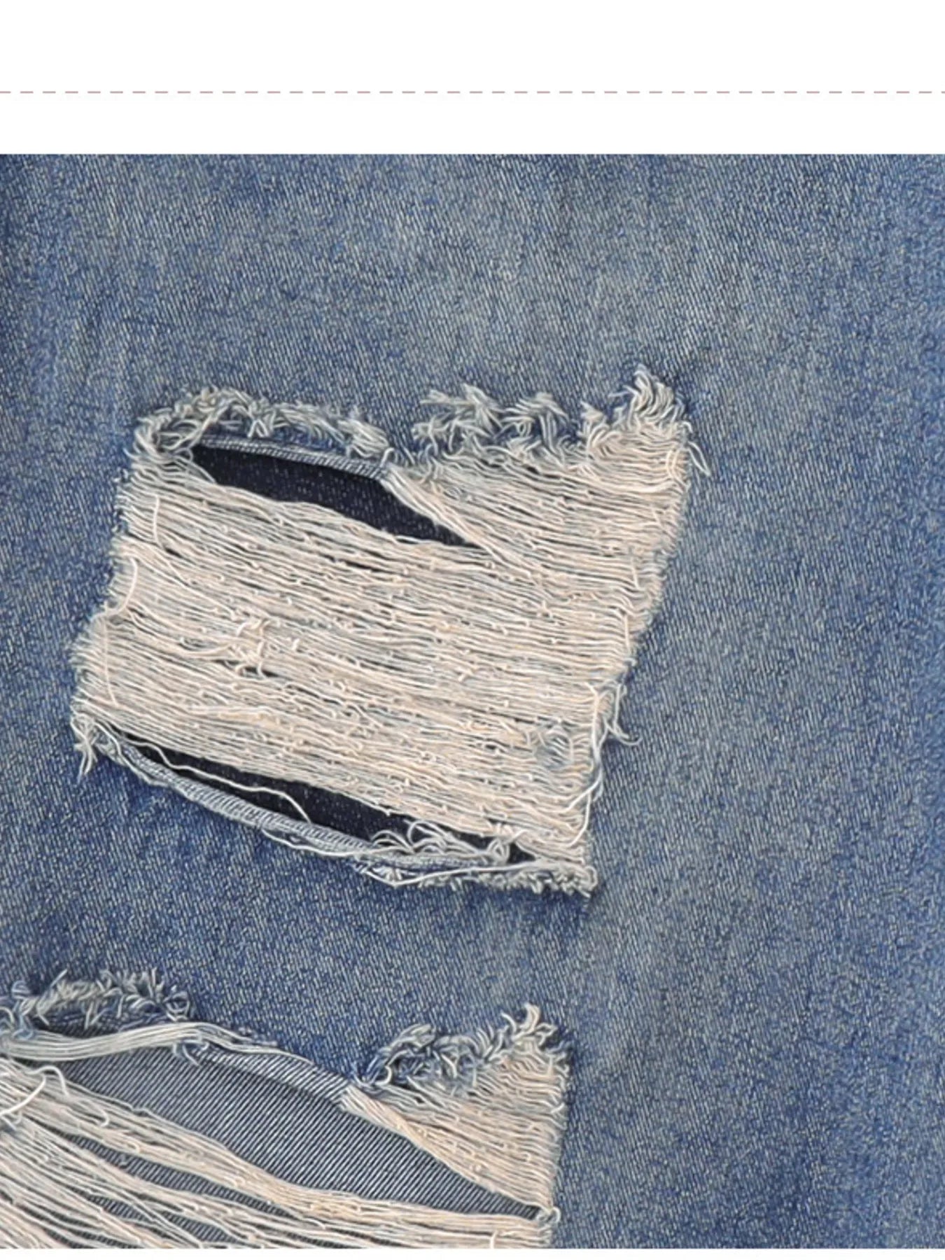 Men's Distressed Denim Shorts - Farnelli