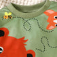 Children's Cartoon Animal Print Sweatshirt & Jeans Set - Farnelli