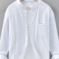 Men's Plus Size Casual Button Up Long Sleeve Shirt - Farnelli