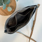 VISIONARY crossbody bag in coal by Carry Courage, compact design with adjustable strap