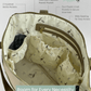 The Lillian Diaper Bag - Driftwood